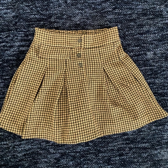 Girl's Houndstooth pleated skort - Picture 2 of 3